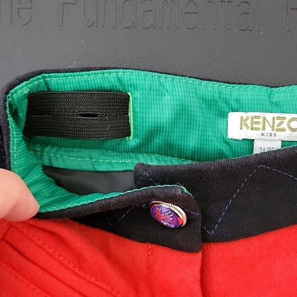 Kenzo Kids wool red shorts 18-24M - Picture 10 of 12